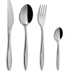 Couverts*COMAS Ménagère 24 pièces Mia Inox 18% 3 mm