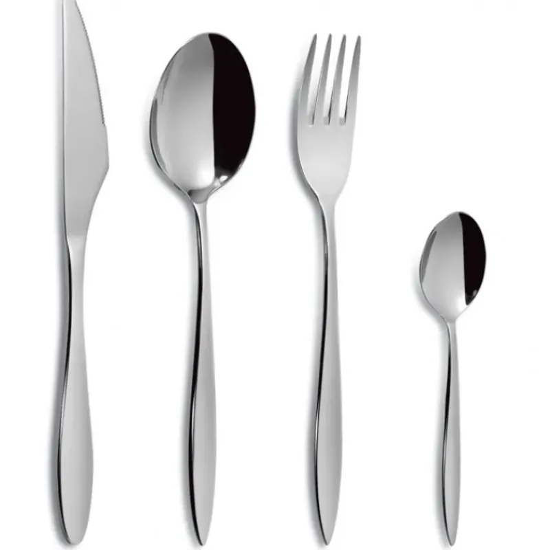 Couverts*COMAS Ménagère 24 pièces Mia Inox 18% 3 mm