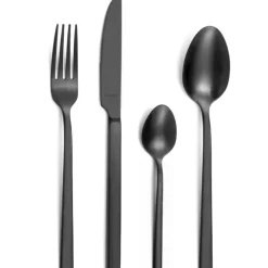 Couverts*AMEFA Ménagère 16 pièces SQUARE Noir Inox 2.8 mm