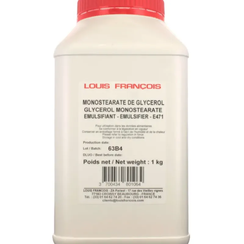 Additifs Alimentaires*LOUIS FRANCOIS Monostearate de glycerol 40 % 1 kg E471