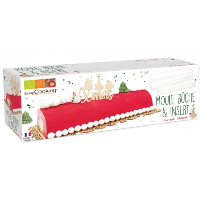 Moules À Gâteaux*SCRAPCOOKING Moule à Bûche avec insert plastique -