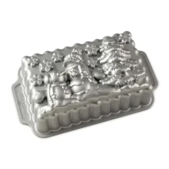 Moule Anti-adhésif|Moules À Gâteaux*NORDIC WARE Moule à Cake Paysage de Noël Silver