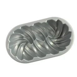 Moule Anti-adhésif|Moules À Gâteaux*NORDIC WARE Moule à Cake Torsadé Gold