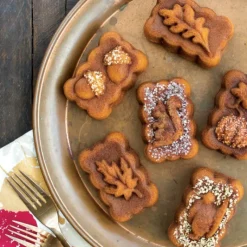 Moule Anti-adhésif|Moules À Gâteaux*NORDIC WARE Moule à Cakes Automne Assortis (x6) Bronze