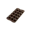 Moules À Chocolat|Moule Silicone*EASY CHOC Moule à Chocolat 15 Boules - Silicone Spécial Chocolat