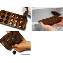 Moules À Chocolat|Moule Silicone*EASY CHOC Moule à Chocolat 15 Cônes - Silicone Spécial Chocolat