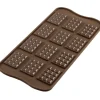 Moules À Chocolat|Moule Silicone*EASY CHOC Moule à Chocolat 12 Mini Tablettes - Silicone Spécial Chocolat