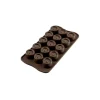 Moules À Chocolat|Moule Silicone*EASY CHOC Moule à Chocolat 15 Ronds - Silicone Spécial Chocolat