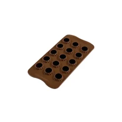 Moules À Chocolat|Moule Silicone*SILIKOMART Moule à Chocolat 15 Sphères Torsadées Easy Choc - Silicone Spécial Chocolat