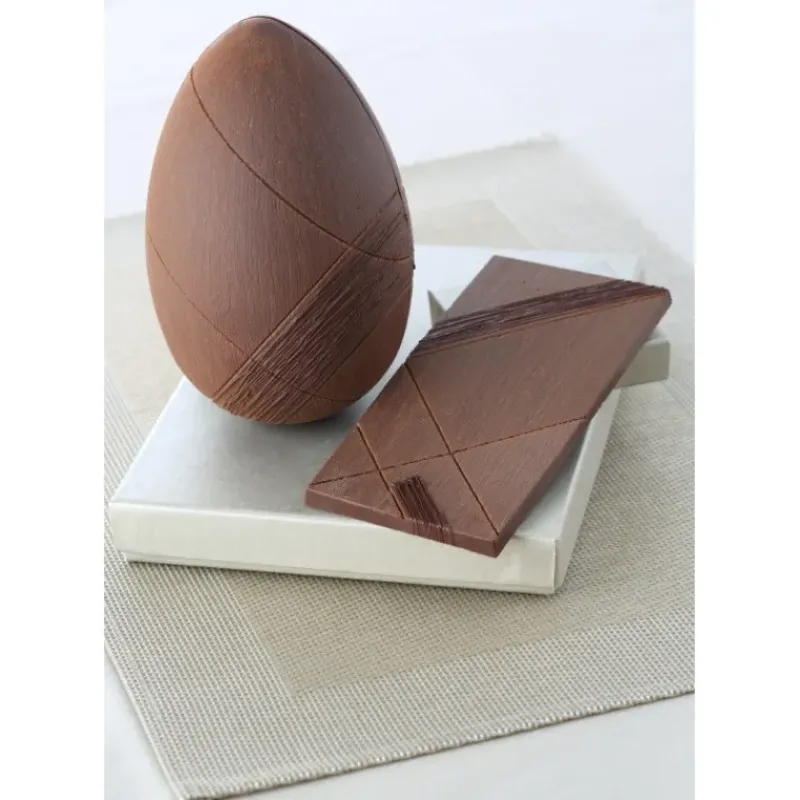 Moules À Chocolat*BARRY Moule à Chocolat Oeuf Strié 16 cm