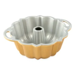Moule Anti-adhésif|Moules À Gâteaux*NORDIC WARE Moule à Gâteau Bundt Anniversaire Gold 1,5 L