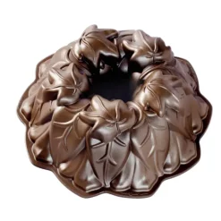 Moules À Gâteaux|Moule Anti-adhésif*NORDIC WARE Moule à Gâteau Bundt Feuilles d'Automne Bronze