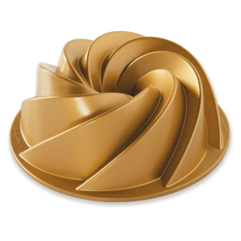 Moule Anti-adhésif|Moules À Gâteaux*NORDIC WARE Moule à Gâteau Bundt Héritage 1,5 L Gold