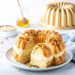 Moule Anti-adhésif|Moules À Gâteaux*NORDIC WARE Moule à Gâteau Bundt Élégant Gold