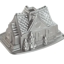 Moule Anti-adhésif|Moules À Gâteaux*NORDIC WARE Moule à Gâteau Bundt Maison Silver