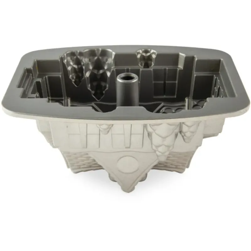 Moule Anti-adhésif|Moules À Gâteaux*NORDIC WARE Moule à Gâteau Bundt Maison Silver