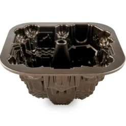 Moule Anti-adhésif|Moules À Gâteaux*NORDIC WARE Moule à Gâteau Bundt Maison Hantée Bronze