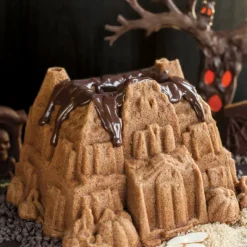 Moule Anti-adhésif|Moules À Gâteaux*NORDIC WARE Moule à Gâteau Bundt Maison Hantée Bronze