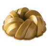 Moule Anti-adhésif|Moules À Gâteaux*NORDIC WARE Moule à Gâteau Bundt Torsadé Gold