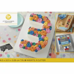 Cercle À Patisserie|Emporte Pièce - Découpoir Pâtisserie*WILTON Moule à Gâteau Number Cake et Letter Cake
