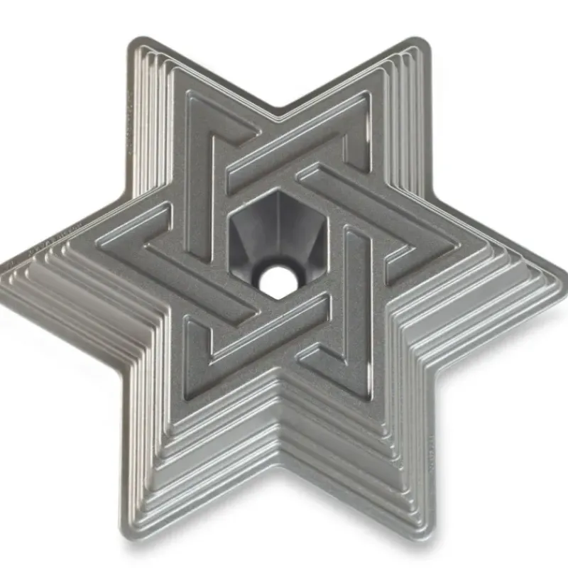 Moule Anti-adhésif|Moules À Gâteaux*NORDIC WARE Moule à Gâteau Étoile Silver