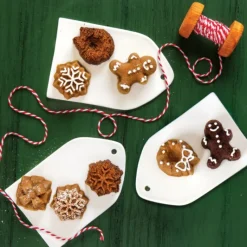 Moule Anti-adhésif|Moules À Gâteaux*NORDIC WARE Moule à Gâteaux Assortis Thé de Noël (x16) Silver