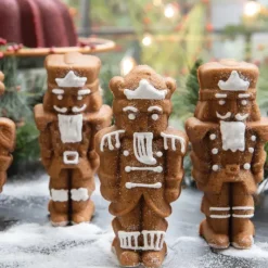 Moule Anti-adhésif|Moules À Gâteaux*NORDIC WARE Moule à Gâteaux Casse-Noisettes (x4) Silver