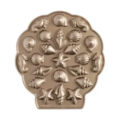 Moule Anti-adhésif|Moules À Gâteaux*NORDIC WARE Moule à Gâteaux Coquillages (x23) Toffee