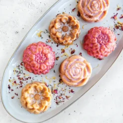 Moule Anti-adhésif|Moules À Gâteaux*NORDIC WARE Moule à Gâteaux Fleurs (x6) Toffee