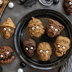 Moule Anti-adhésif|Moules À Gâteaux*NORDIC WARE Moule à Gâteaux Monstres (x8) Bronze