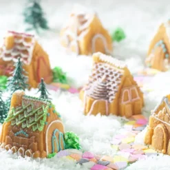 Moule Anti-adhésif|Moules À Gâteaux*NORDIC WARE Moule à Gâteaux Petit Village (x6) Silver