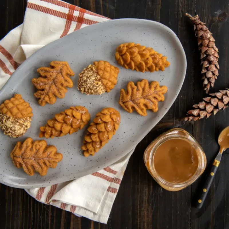 Moule Anti-adhésif|Moules À Gâteaux*NORDIC WARE Moule à Gâteaux Pommes de Pin (x9) Bronze