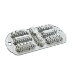 Moules À Gâteaux|Moule Anti-adhésif*NORDIC WARE Moule à Gâteaux Train Nordic Express (x7) Silver
