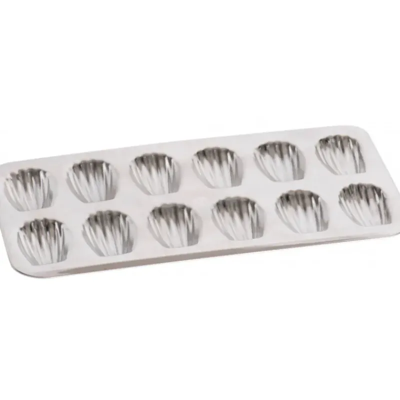 Moule Fer Blanc|Moules À Gâteaux*GOBEL Moule 12 Madeleines Fer Blanc