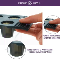 Moule Silicone|Moules À Gâteaux*MASTRAD Moule à Mini-Madeleines Silicone (x20)