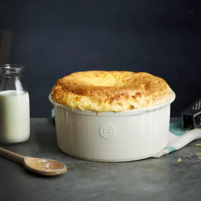 Moules À Gâteaux*EMILE HENRY Moule à Soufflé en Céramique Ø 23 cm Argile