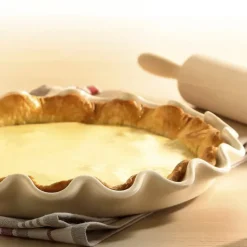 Plat De Cuisson|Moules À Gâteaux*EMILE HENRY Moule à Tarte en Céramique Ø 33 cm Argile