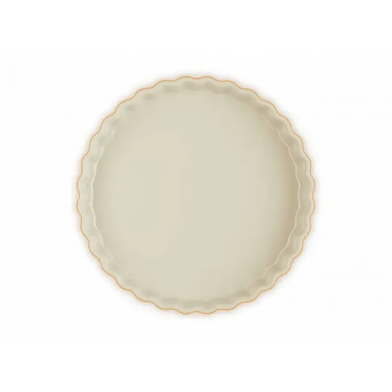 Plat De Cuisson|Moules À Gâteaux*LE CREUSET Moule à Tarte en Céramique 28 cm Volcanique