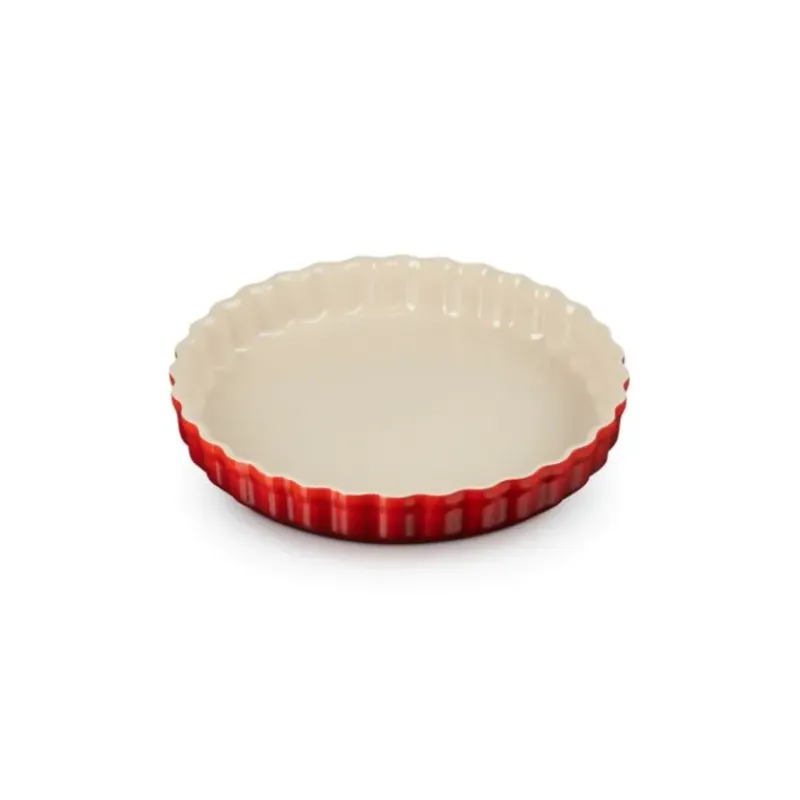 Plat De Cuisson|Moules À Gâteaux*LE CREUSET Moule à Tarte en Céramique 28 cm Cerise