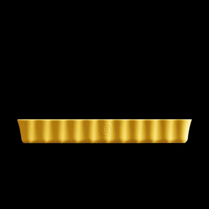 Plat De Cuisson|Moules À Gâteaux*EMILE HENRY Moule à Tarte Rectangulaire en Céramique 33,5 x 24 cm Provence