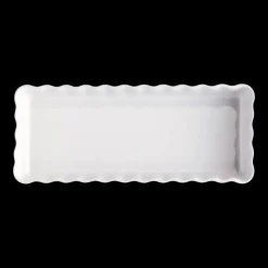 Plat De Cuisson|Moules À Gâteaux*EMILE HENRY Moule à Tarte Rectangulaire en Céramique 15 x 36 cm Farine