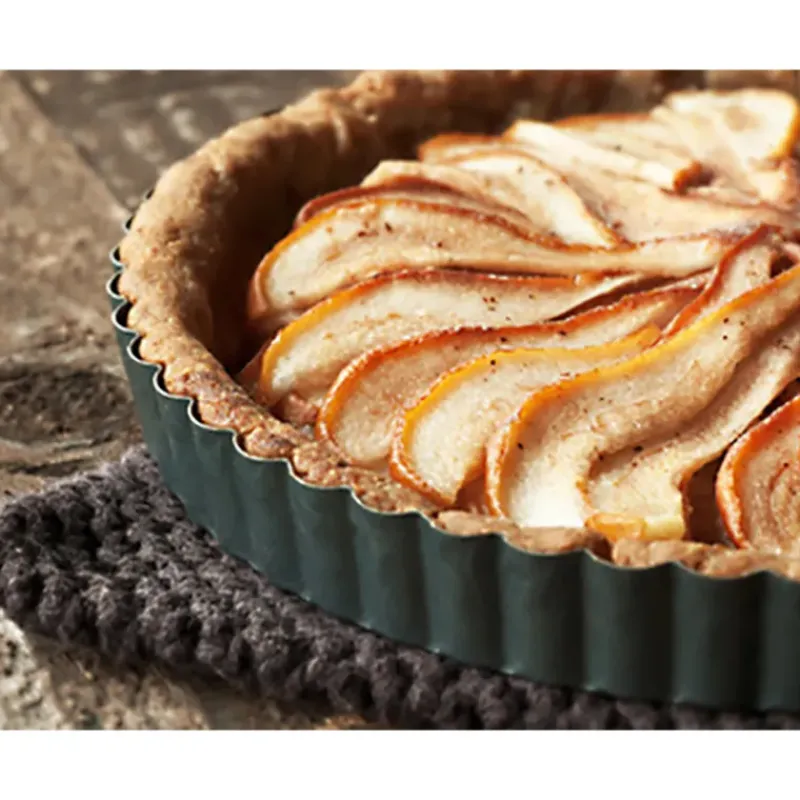 Moule Anti-adhésif|Moules À Gâteaux*DE BUYER Moule Anti Adhésif Tarte Cannelée Fond Amovible Ø 32 cm x H 3 cm