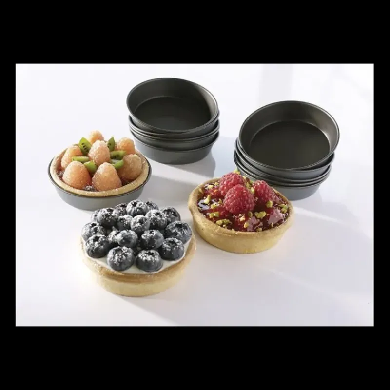 Moule Anti-adhésif|Moules À Gâteaux*MALLARD FERRIERE Moule Anti-Adhésif pour Millasson Ø7 cm (x25)