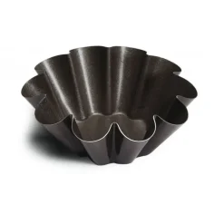Moule Anti-adhésif*GOBEL Moule Brioche 10 Côtes 8 cm x H 3,2 cm Anti-adhésif