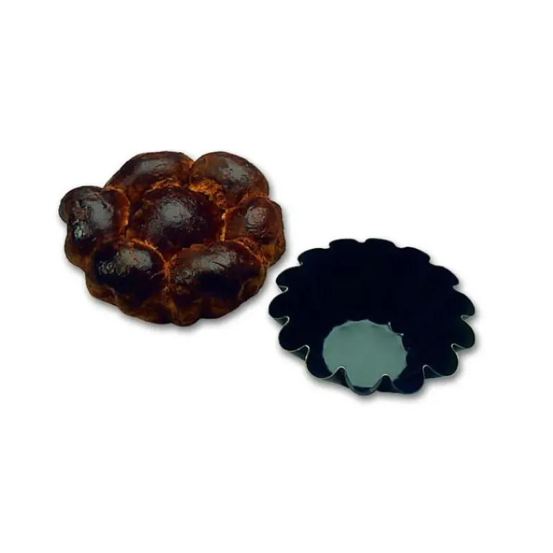 Moule Anti-adhésif*MATFER Moule Brioche 14 côtes 24 cm x H 10 cm Anti-adhésif