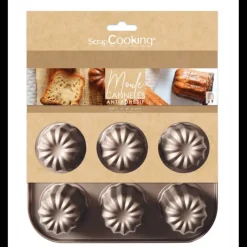 Moule Anti-adhésif|Moules À Gâteaux*SCRAPCOOKING Moule Cannelés Antiadhésif 26,5 cm x H 6 cm