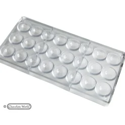 Moules À Chocolat*CHOCOLATE WORLD Moule Chocolat Ballon de Foot Ø 3 cm x H 1,5 cm (x24)