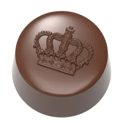 Moules À Chocolat*CHOCOLATE WORLD Moule Chocolat Bonbon Couronne Ø3 cm (x21)