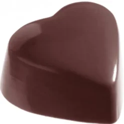 Moules À Chocolat*CHOCOLATE WORLD Moule Chocolat Cœur Haut Plat 3,5 x 3,1 cm (x24)