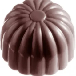 Moules À Chocolat*CHOCOLATE WORLD Moule Chocolat Dôme Strié (x24)